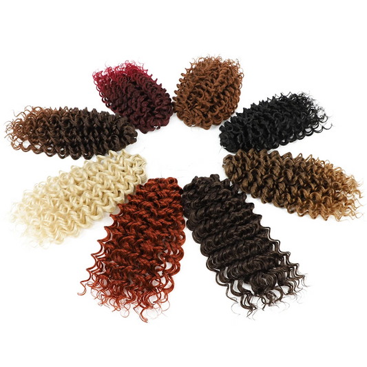 Extensiones de crochet Afro Curl Marshmallow