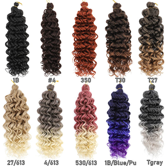 Extensiones de Crochet Olas Profundas – 45 cm / 60 cm