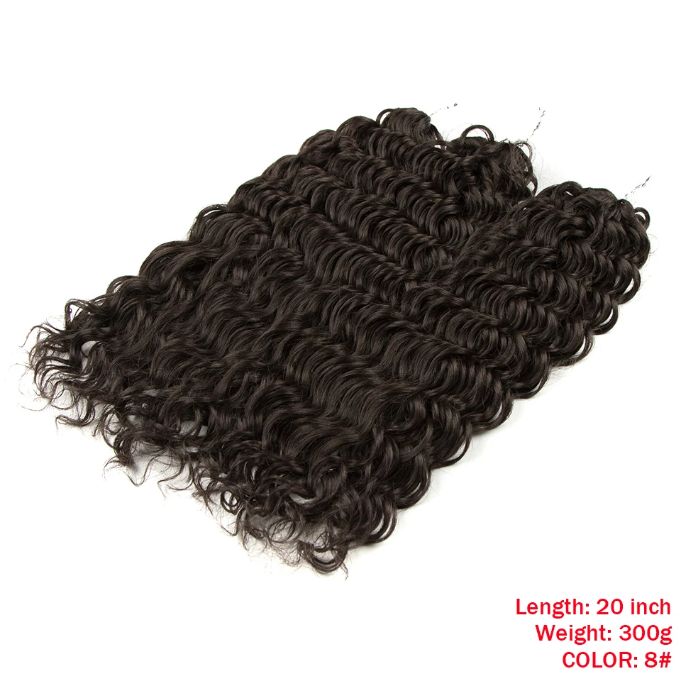 Extensiones de Crochet Onda Profunda – 60 cm
