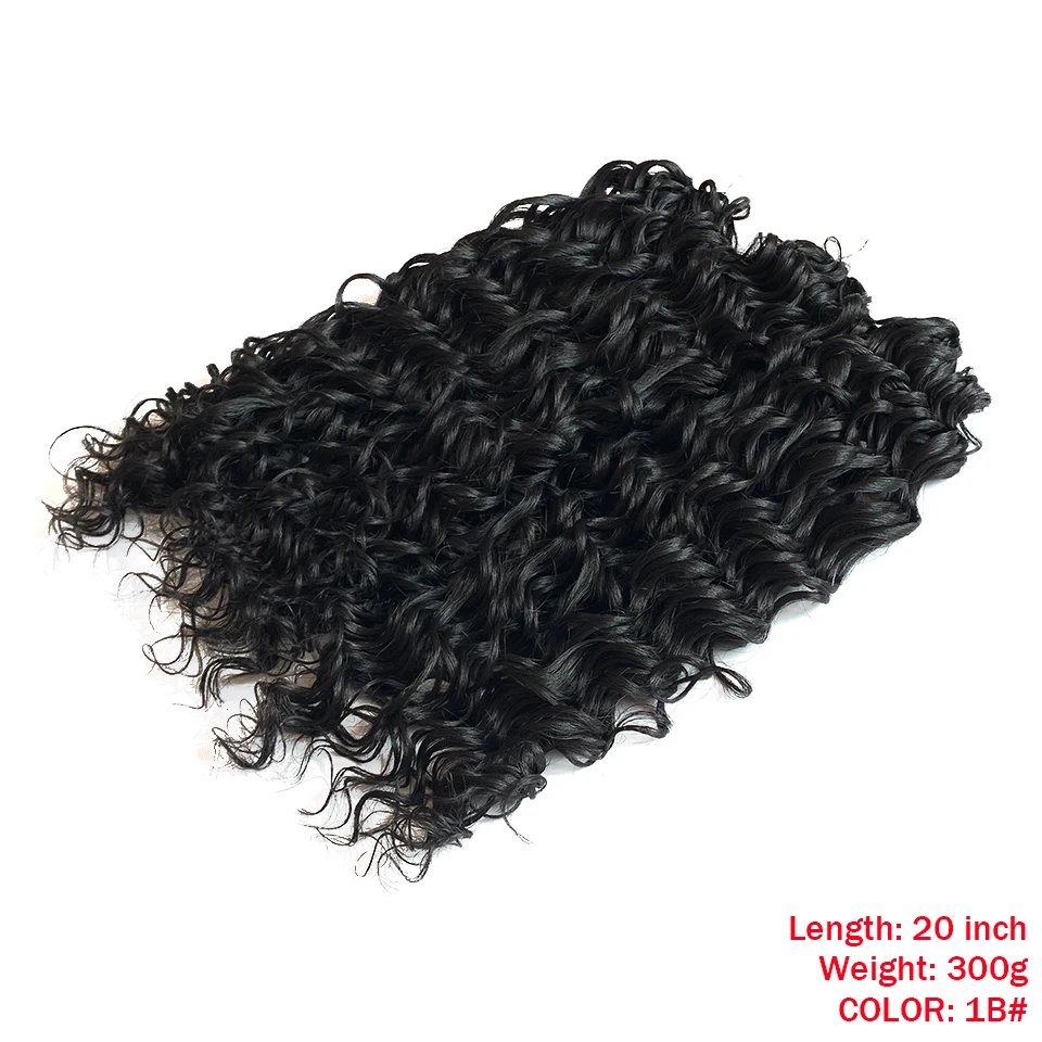 Extensiones de Crochet Onda Profunda –  60 cm
