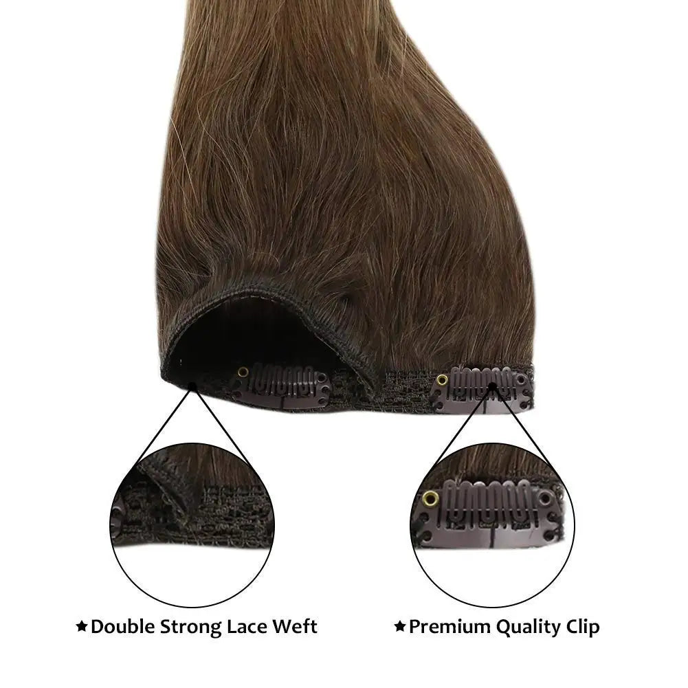 Extensiones de Clip en Pelo Natural Liso Remy – Set 5 & 7 Piezas