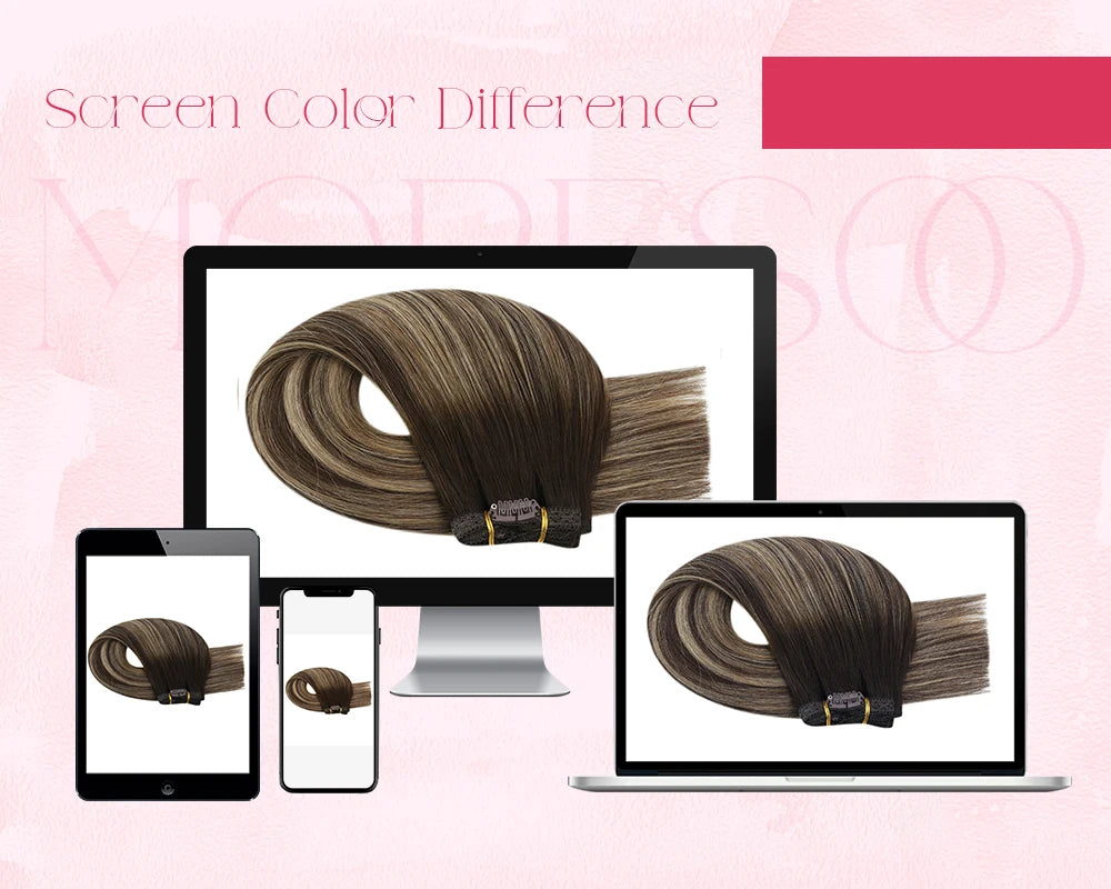 Extensiones de Clip en Pelo Natural Liso Remy – Set 5 & 7 Piezas