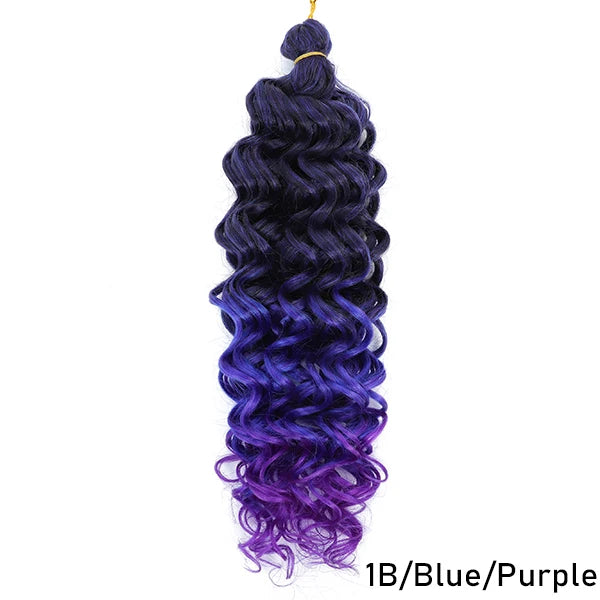 Extensiones de Crochet Olas Profundas – 45 cm / 60 cm