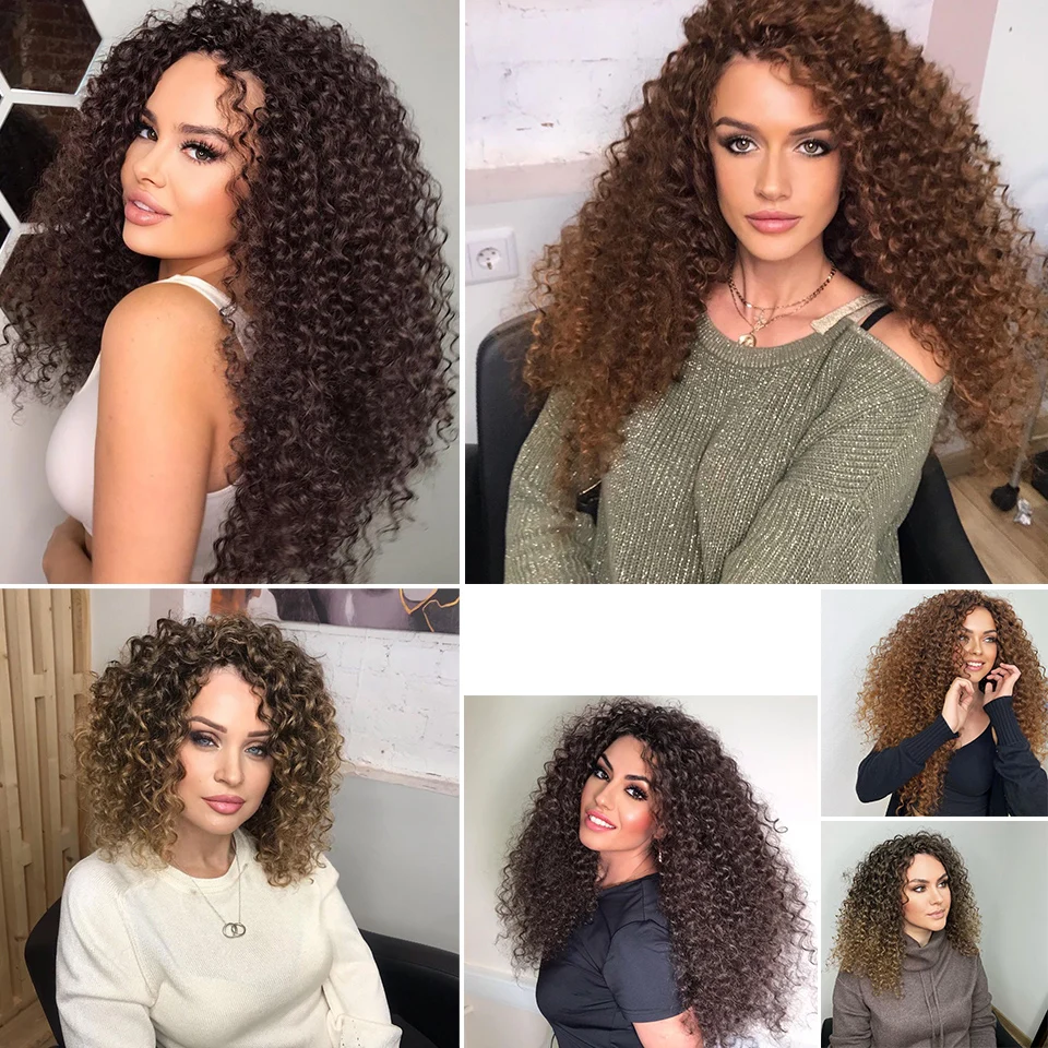 Extensiones de crochet Afro Curl Marshmallow