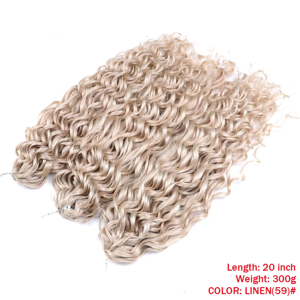 Extensiones de Crochet Onda Profunda –  60 cm