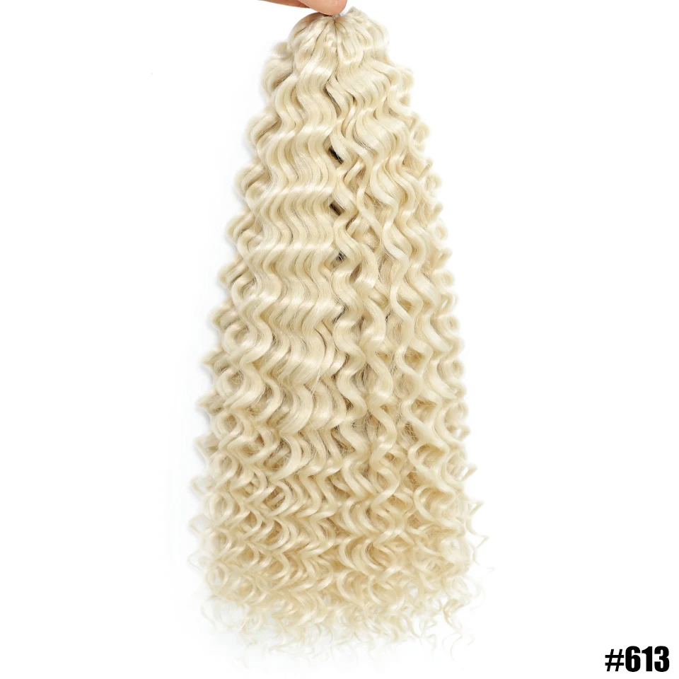 Extensiones de crochet Afro Curl Marshmallow